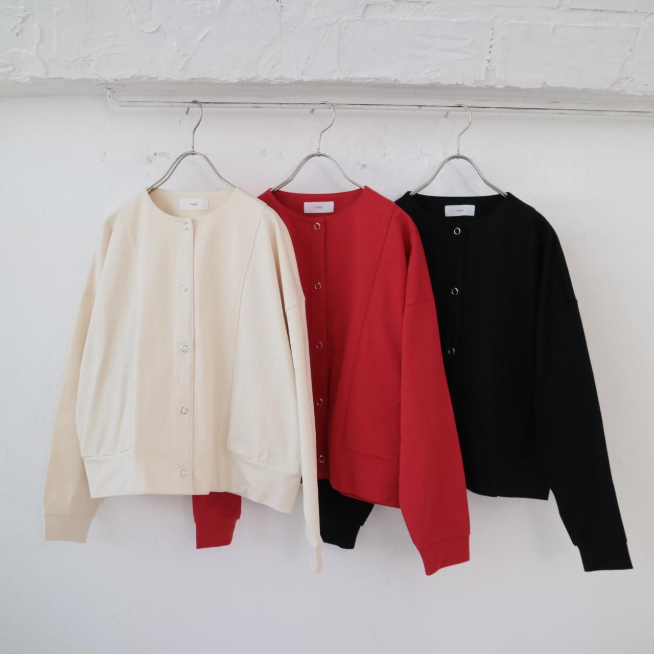 YARRA - YARRA｜ドットボタンカットカーディガン　YR-1441-213 YARRA (ヤラ) ドットボタンカットカーディガン YR-1441-213