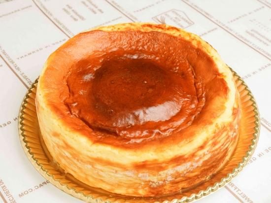 バスクチーズケーキ6号ホールサイズ 直径18cm チーズケーキと豆腐スイーツの店 おめざや