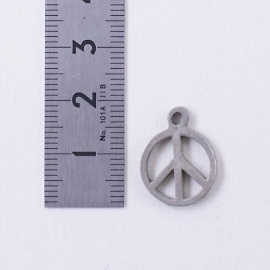 ピュター　トレイ　サインあり アミュレットピューターパーツ AC1244 ピースマーク