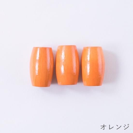 マクラメウッドビーズ タル型 32mm×21mm