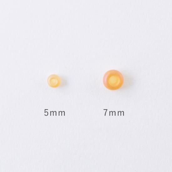 グラスビーズ ガラス ビーズ 雫 しずく ドロップ オーロラ加工 横穴 約10×8mm