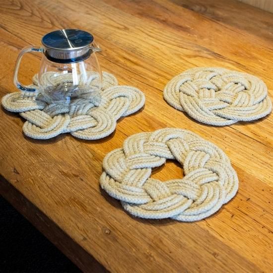 ロープノットのインテリア: ロープでサクサク作れる海を感じる