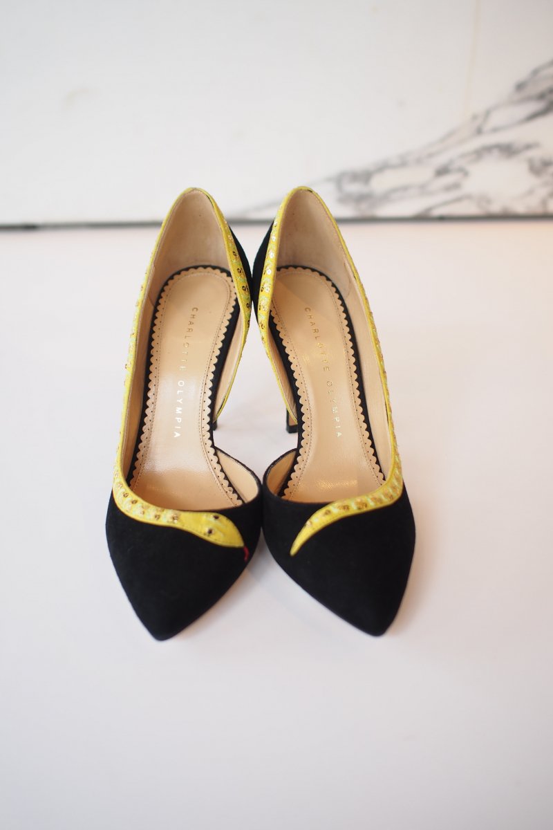 Special Sale 80%OFF Charlotte Olympia パイソンパンプス