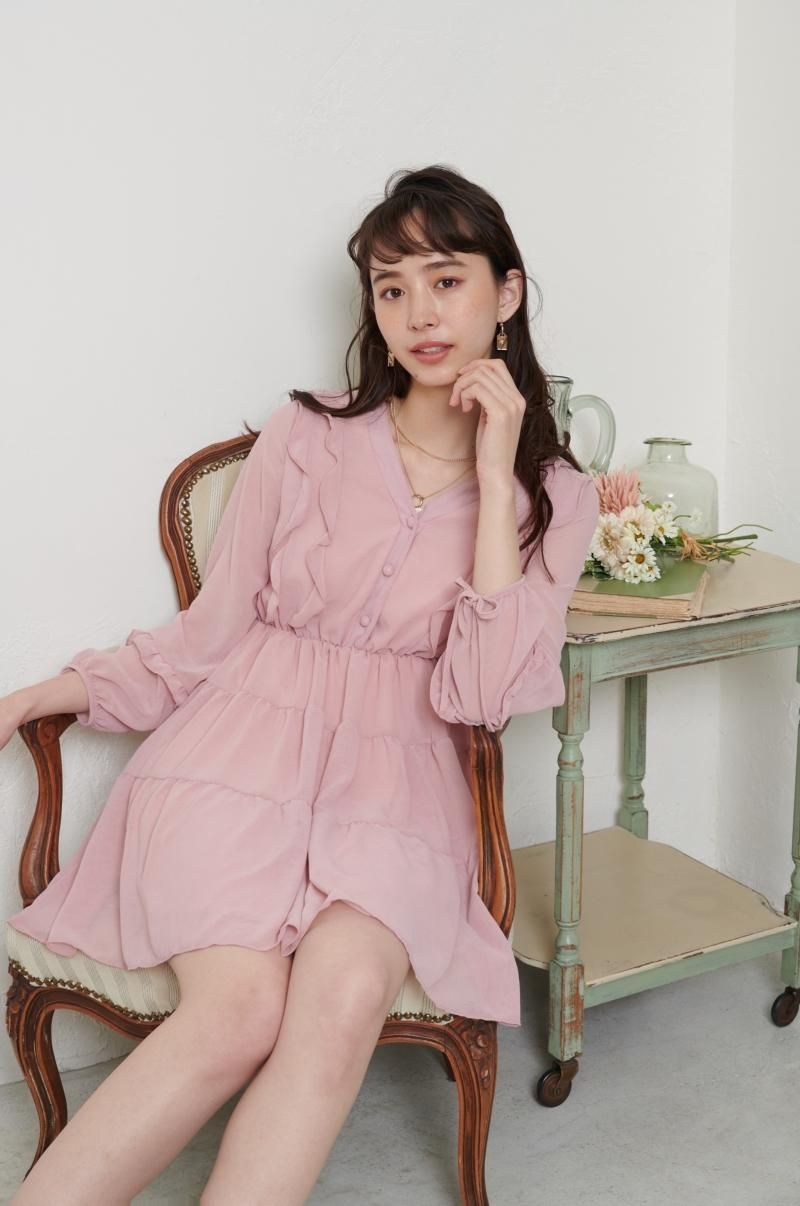 ◆ELIE TAHARI シフォン 袖 ブレザー ワンピース Lace Ladies ドレス ギャザーシェイプロングシフォンワンピース