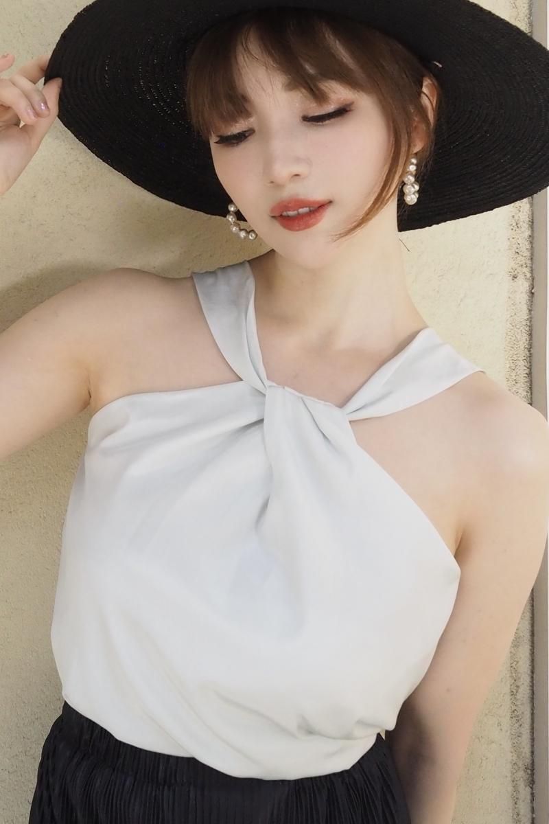 40%OFF 森下悠里着用 ドレッシートップス【PINK /ICEGRAY 全2色】