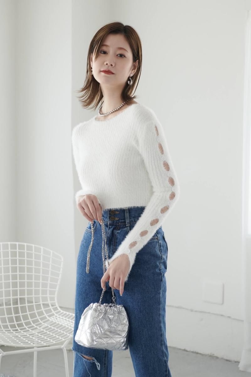AVENCHUMU シャギー ニット セール】レディース フワフワモチモチシャギーニットセーター