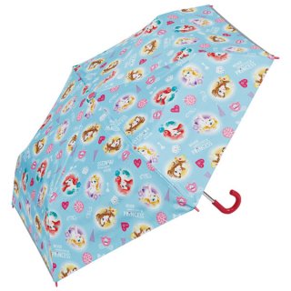 子供用 晴雨兼用折りたたみ傘（50cm）　プリンセス／UBOTSR1_557521