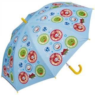 子供用 晴雨兼用ジャンプ傘（55cm）　まいぜんシスターズ+　【同梱不可・送料770円】／UBSR3_576850