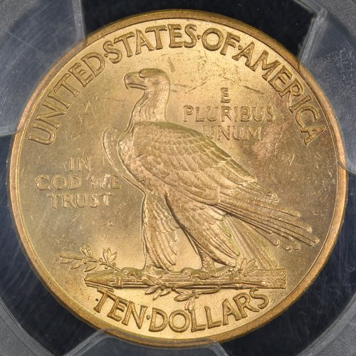 アメリカ United States of America インディアンヘッド 10ドル金貨 1913年 PCGS MS64
