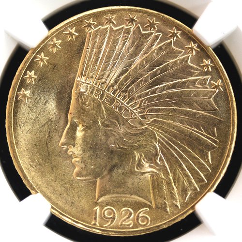 アンティークコイン 金貨 1926 $2.50 Indian Gold Quarter Eagle MS-63