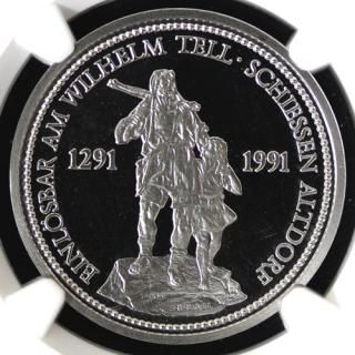  Switzerland ͷ -ȥɥ ꥢࡦƥ 100ե ץʲ 1986ǯ NGC PF68 ULTRA CAMEO