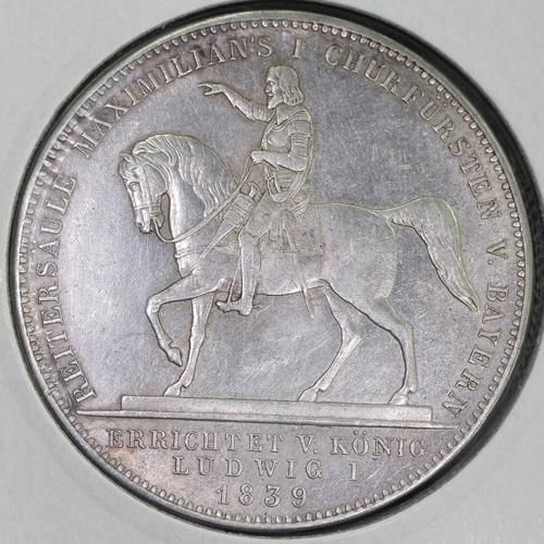 古銭 硬貨 ヨーロッパ銀貨 1826ルートヴィヒ1世 クラウン