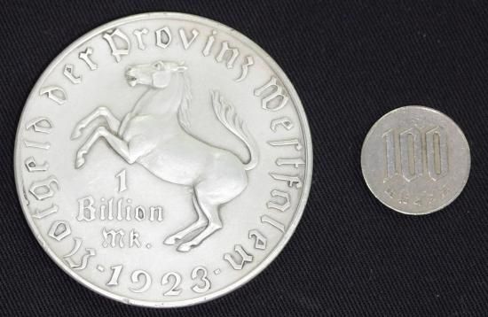 ドイツ Germany ウェストファーレン Westphalia 1兆マルク緊急貨 ドイツ Germany ウェストファーレン Westphalia 1兆マルク緊急貨