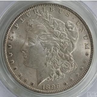 ꥫ United States of America 륬顼 1ɥ 1898ǯ PCGS MS63