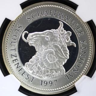  Switzerland ͷ եϥ 50ե 1997ǯ NGC PF69 ULTRA CAMEO