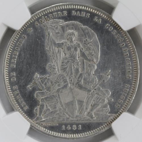  Switzerland ͷ ե֡ Fribourg 5ե 1881ǯ NGC AU DETAILS
