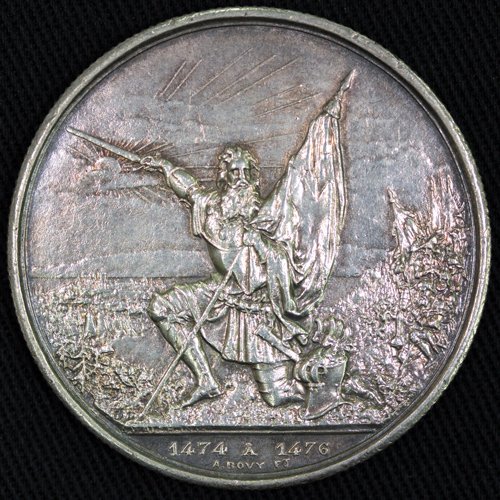スイス射撃祭　ザンクトガレン　5フラン　1874年分類銀貨