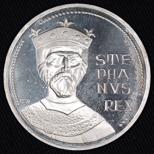 ハンガリー Hungary イシュトバーン1世生誕1000年 銀貨2種 プルーフセット 1972年