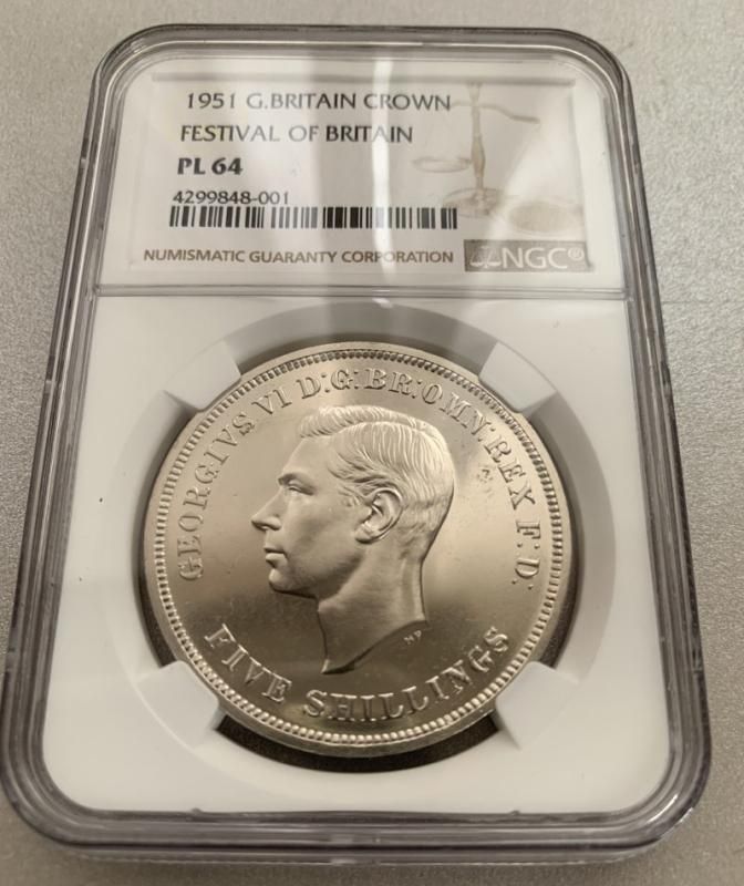イギリス Great Britain ジョージ6世 英国祭 クラウン 白銅貨 イギリス Great Britain ジョージ6世 英国祭 クラウン 白銅貨