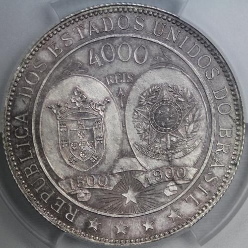 アンティーク 硬貨 1919年製 ブラジル硬貨 400ヘイス 400REIS アンティーク 硬貨 1919年製 ブラジル硬貨 400ヘイス 400REIS