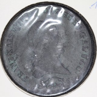 オーストリア Austria 神聖ローマ帝国最後の皇帝フランツ2世 3クロイツァー銅貨 1812年B