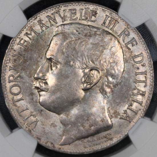 イタリア Italia ビットリオ エマヌエレ3世 イタリア王国50周年記念 5