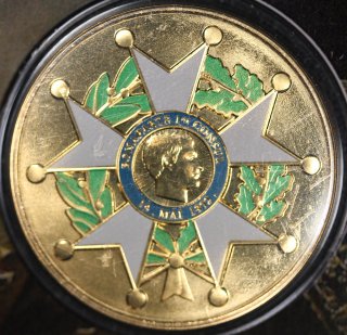 フランス France ナポレオン没後200年 レジオンドヌール勲章 カラーメダル 2021年 新品 ブリスターパック 未開封