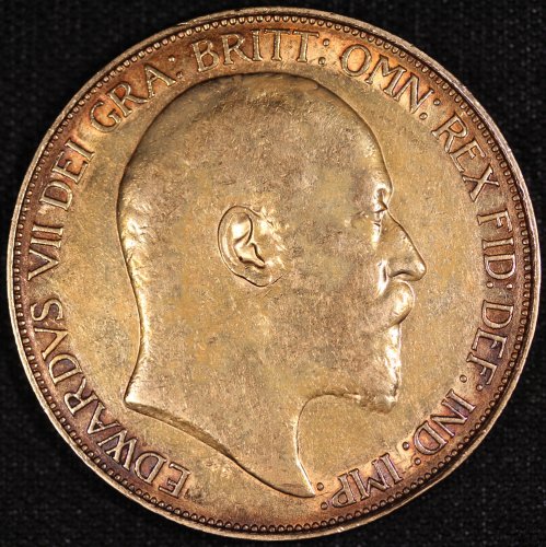 イギリス Great Britain エドワード7世 5ポンド金貨 1902年