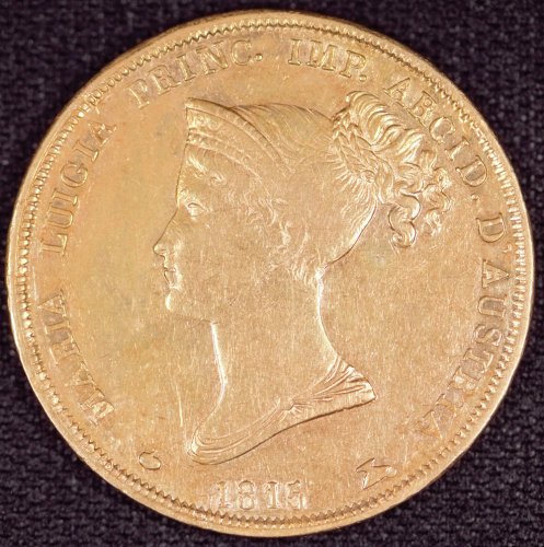 イタリア Italy パルマ公国 マリー・ルイーズ Maria Luigia 40リラ金貨 1815年