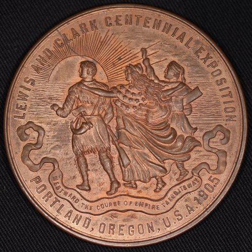 アメリカ United States of America ルイス&クラーク探検隊100周年 Expo 銅メダル 未授与 1905年