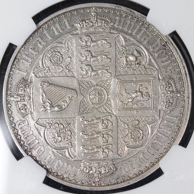 イギリス Great Britain ヴィクトリア ゴシッククラウン 銀貨 イギリス Great Britain ヴィクトリア ゴシッククラウン 銀貨