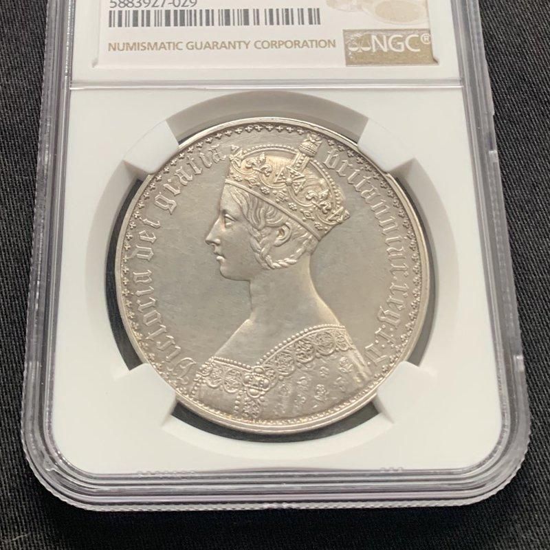 イギリス Great Britain ヴィクトリア ゴシッククラウン 銀貨 イギリス Great Britain ヴィクトリア ゴシッククラウン 銀貨