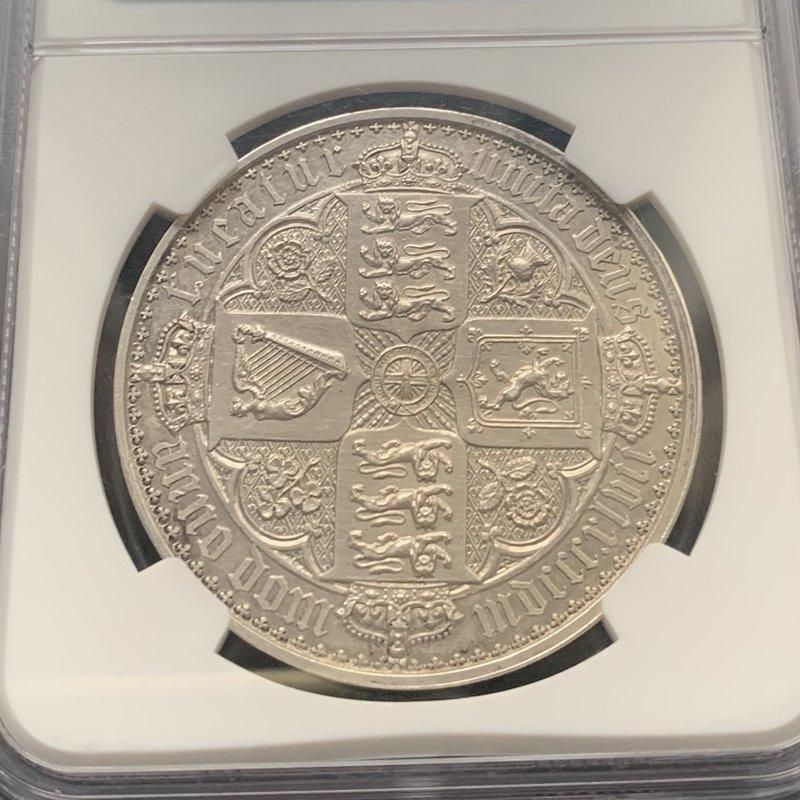 イギリス Great Britain ヴィクトリア ゴシッククラウン 銀貨 イギリス Great Britain ヴィクトリア ゴシッククラウン 銀貨