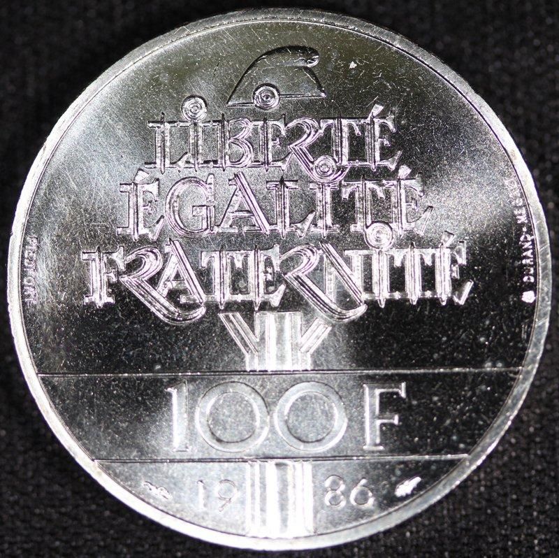 1922年 フランス 銀貨 自由の女神像 自由の女神像 - 日々是エッフェル