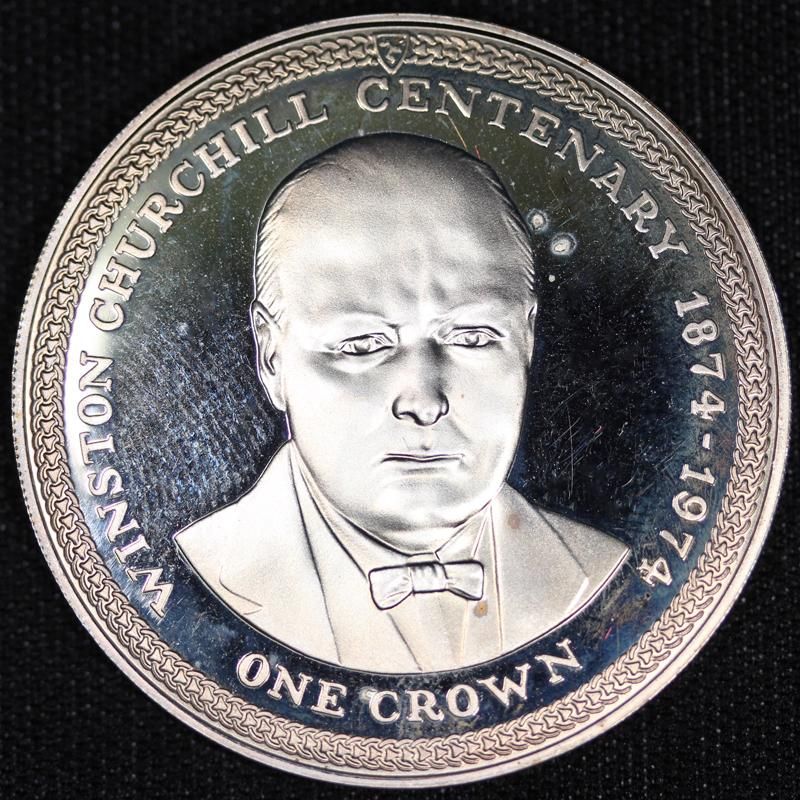 ウィンストン・チャーチル 2015年 £20 銀貨 マン島 Isle of Man ウィンストン・チャーチル生誕100年