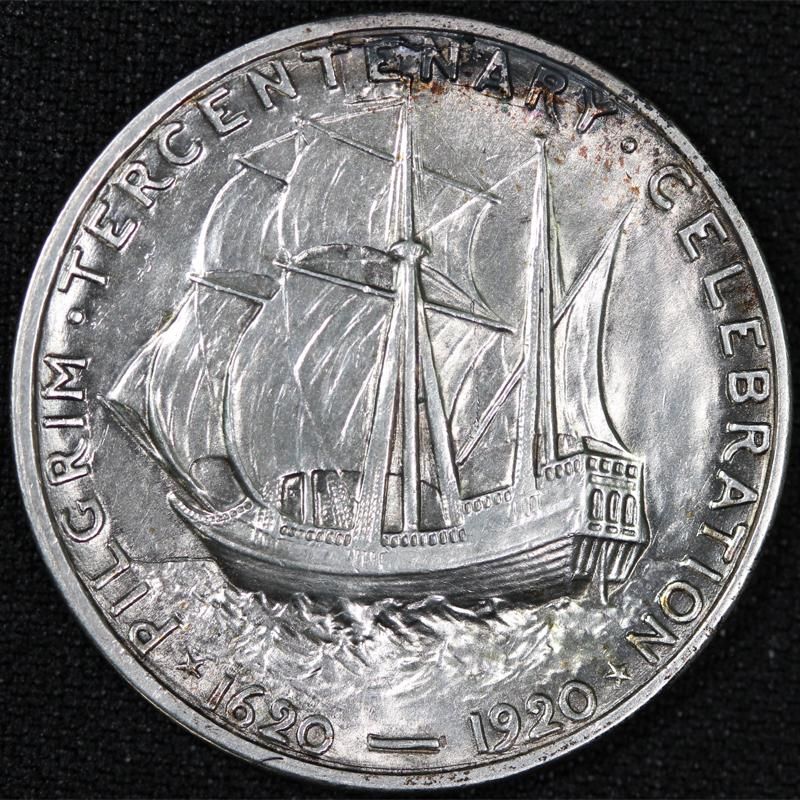 アメリカ United States of America ピルグリム300周年記念 ハーフ