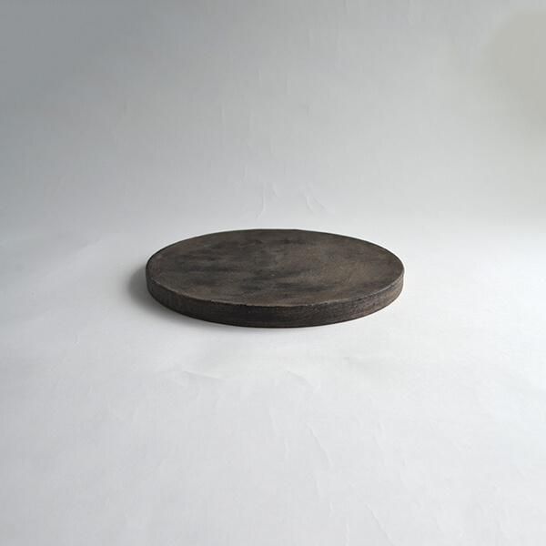 西川聡 黒銀彩 丸板皿 - Jikonka ONLINE SHOP 西川聡 黒銀彩 丸板皿 - Jikonka ONLINE SHOP