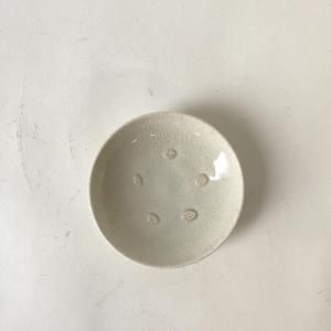 村木雄児　茶色三島7寸皿　未使用　2点セット 村木雄児 茶色三島7寸皿 未使用 2点セット 村木雄児 茶色三島