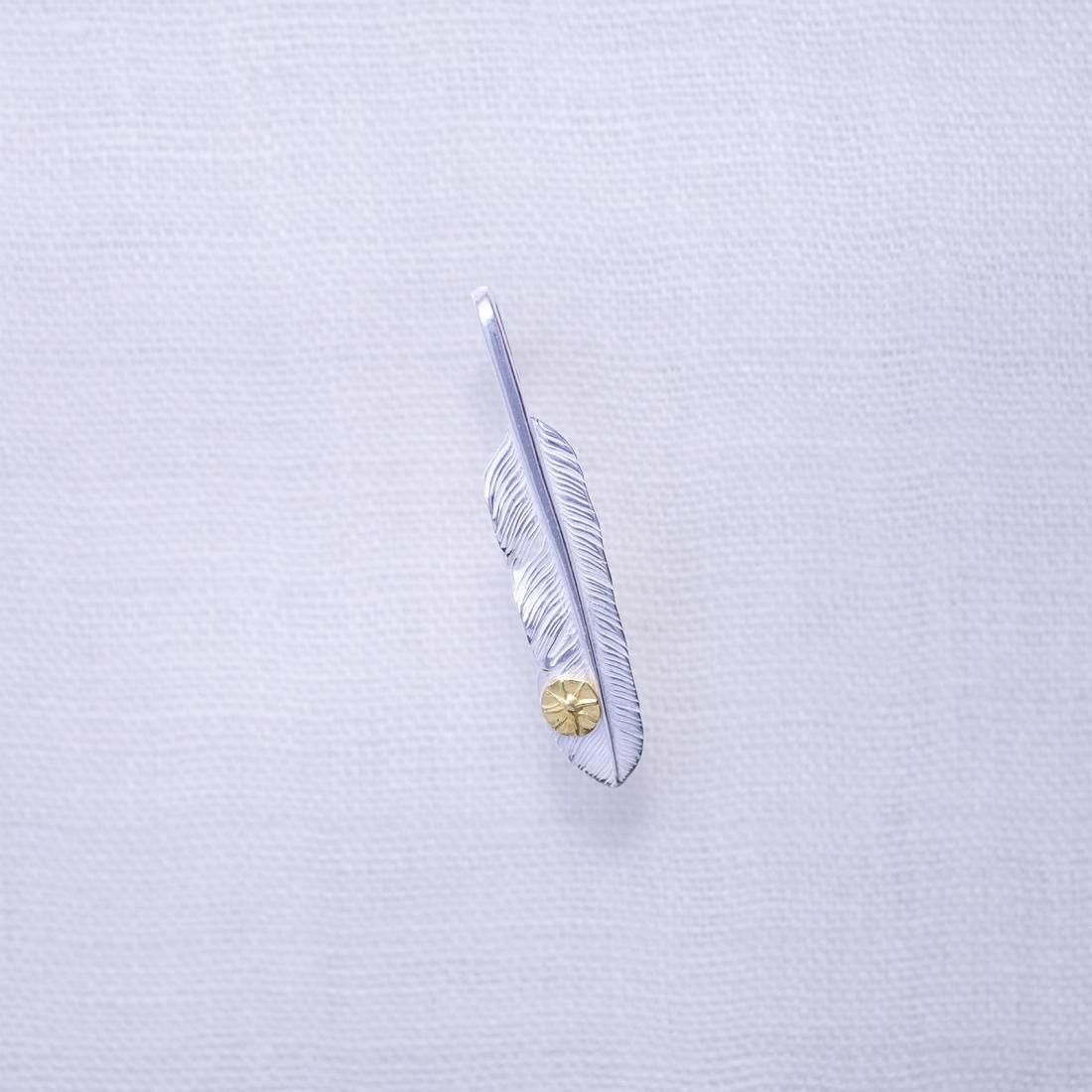 sjy-プロフィールご確認studio t&y フェザー ゴールド付き フェザージュエリー フェザー極小（左）＋純金小 【 STUDIO T&Y 】公式通販