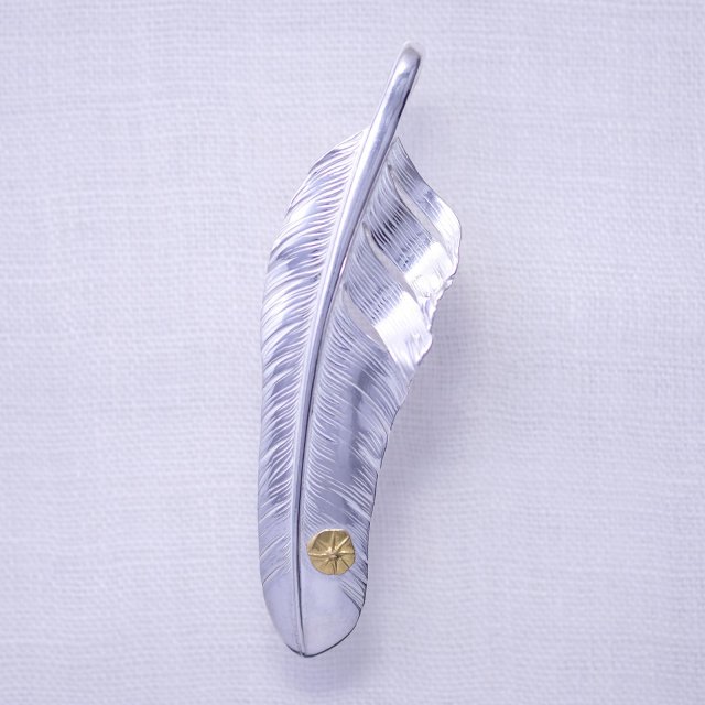 Flight Feather with Gold Point S