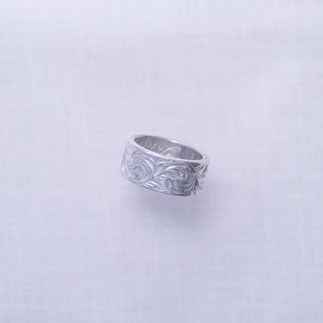 スタジオ　Studio T&Y 内側唐草　リング　指輪 STUDIO T&Y - KARAKUSA Ring S (SILVER) / 唐草リング(小
