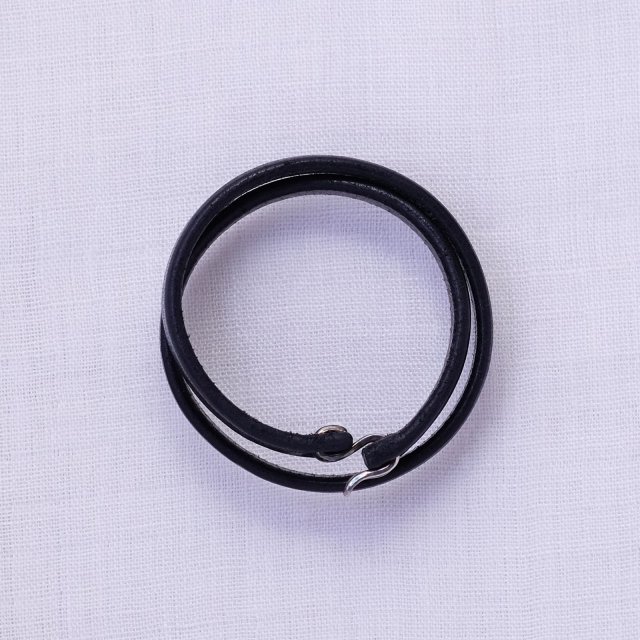 Leather Bracelet 13 ( Black )