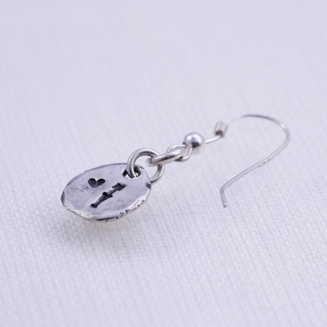 STUDIO T&Y ピアス STUDIO T&Y - Feather Droop Pierced Earing Left (SILVER