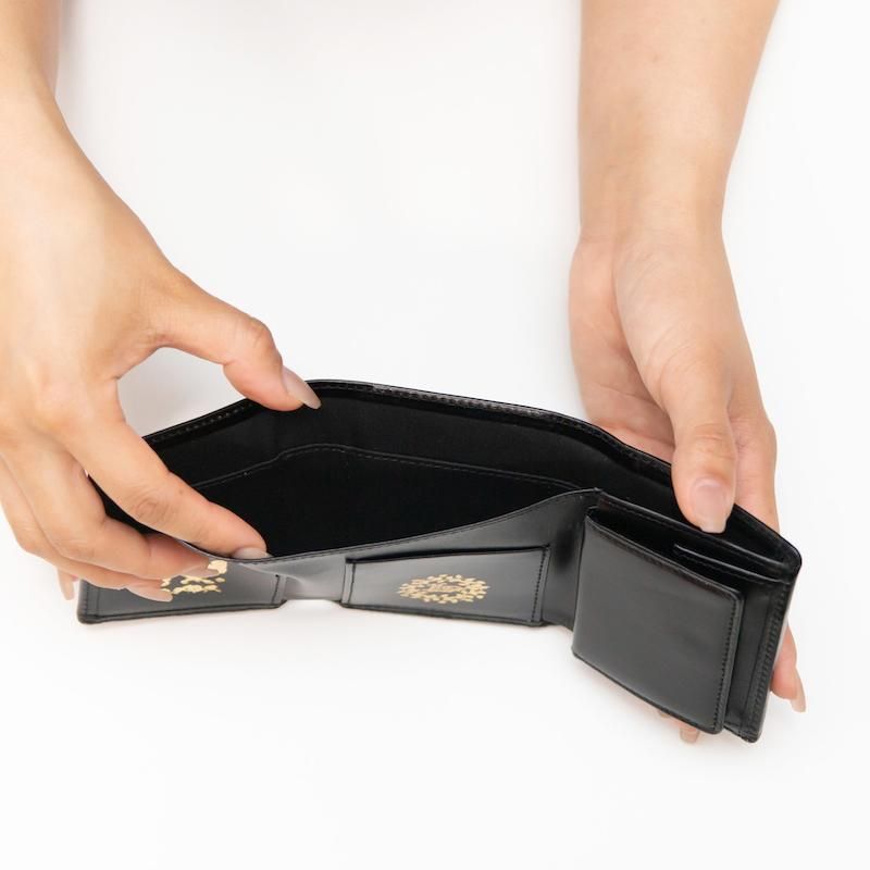 真太郎様、三つ折 正倉院文様三つ折りコンパクト革財布（全5色） - 革遊びHARUHINO