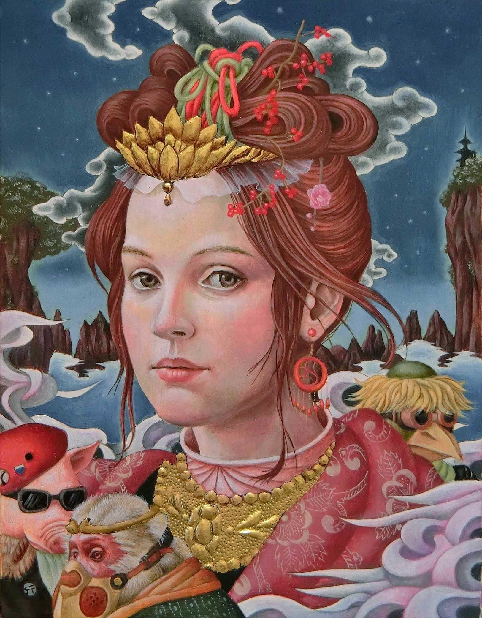 ○milk cocoa様専用 しろつめぐさのかおり 絵画原画
