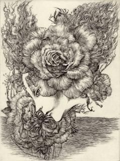 多賀新「地球と人間」銅版画 絵画買取・販売の小竹美術