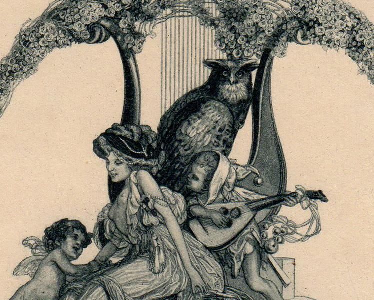 フランツ・フォン・バイロス蔵書票 Franz von Bayros Ex Libris フランツ・フォン・バイロス蔵書票 Franz von Bayros Ex Libris