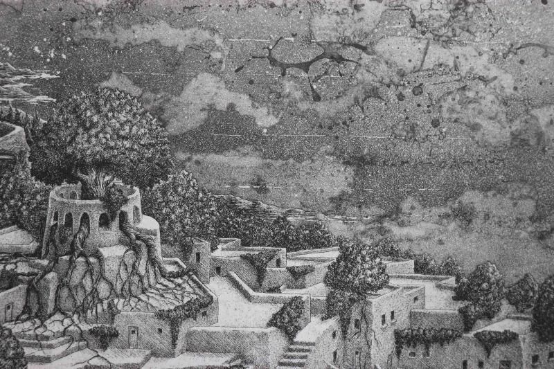 長野 順子 銅版画「幻想都市綺譚」＊シート - y art gallery