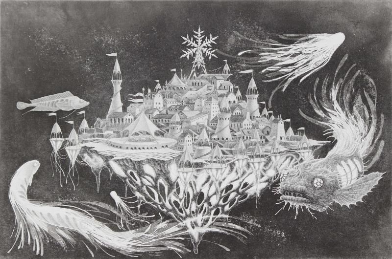 長野 順子 銅版画『夜行遊園地』＊シート - y art gallery