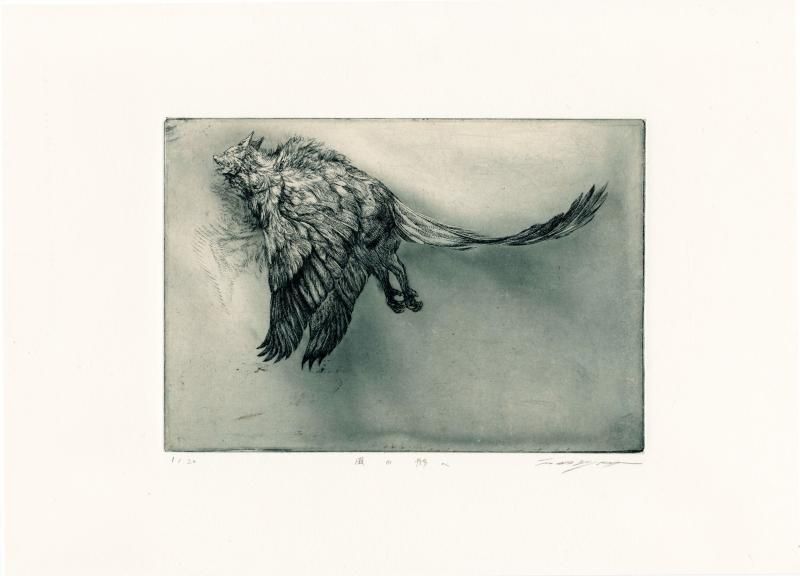 西村 沙由里 銅版画「風の形へ」＊シート - y art gallery